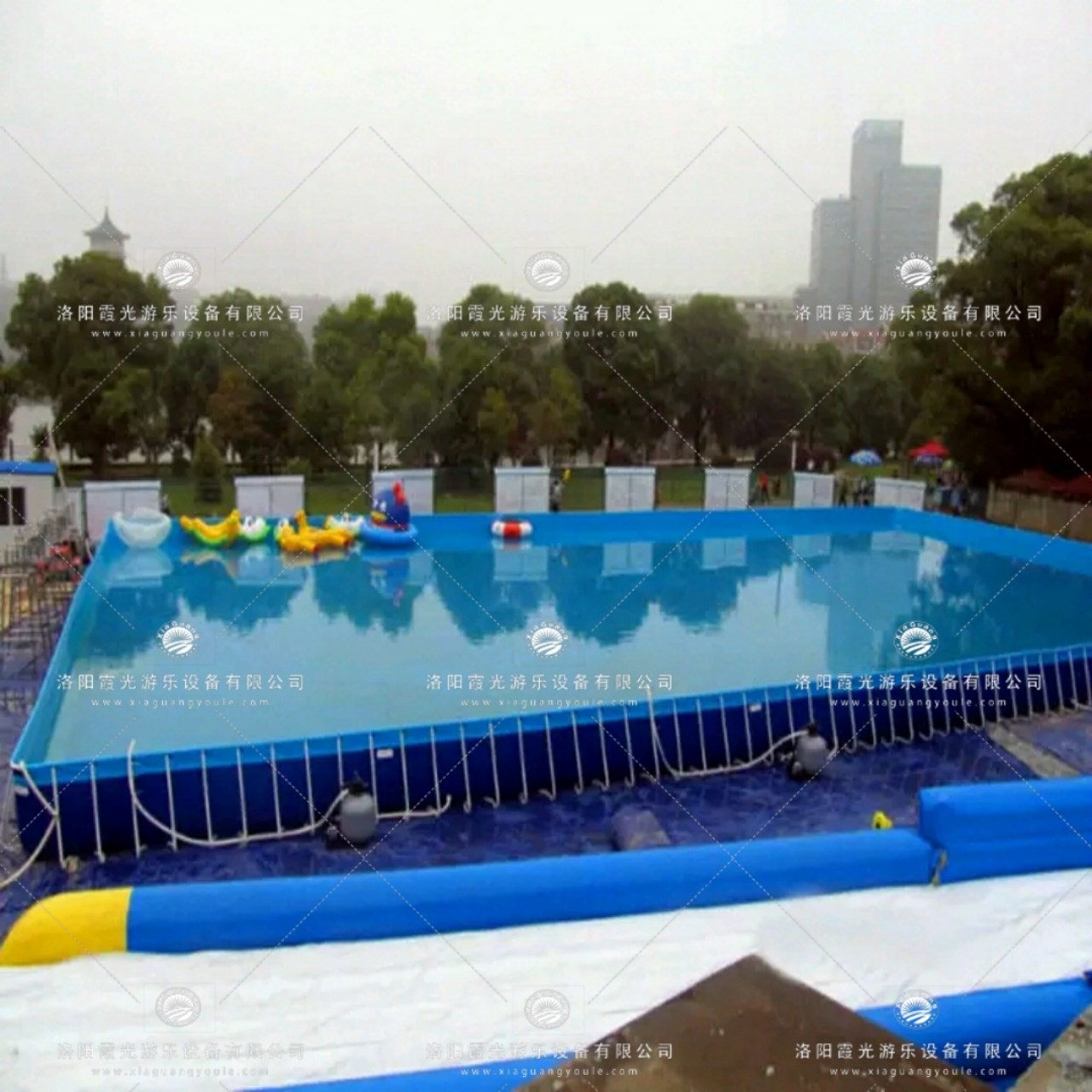 巴林右大型支架游泳池